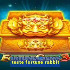 teste fortune rabbit